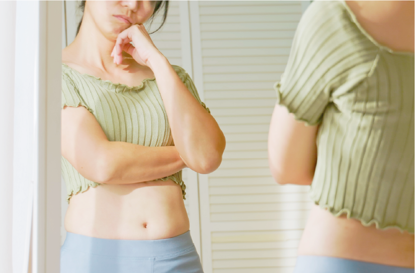 思ったほど細くならない