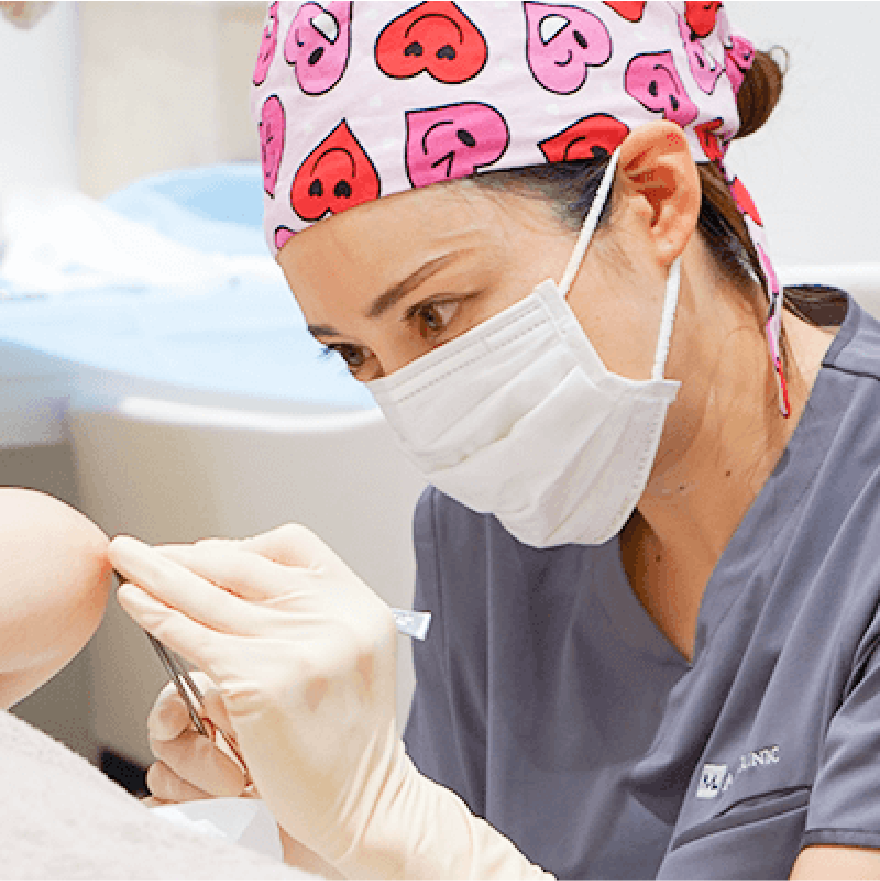 術後の内出血や浮腫みを最小限に抑える